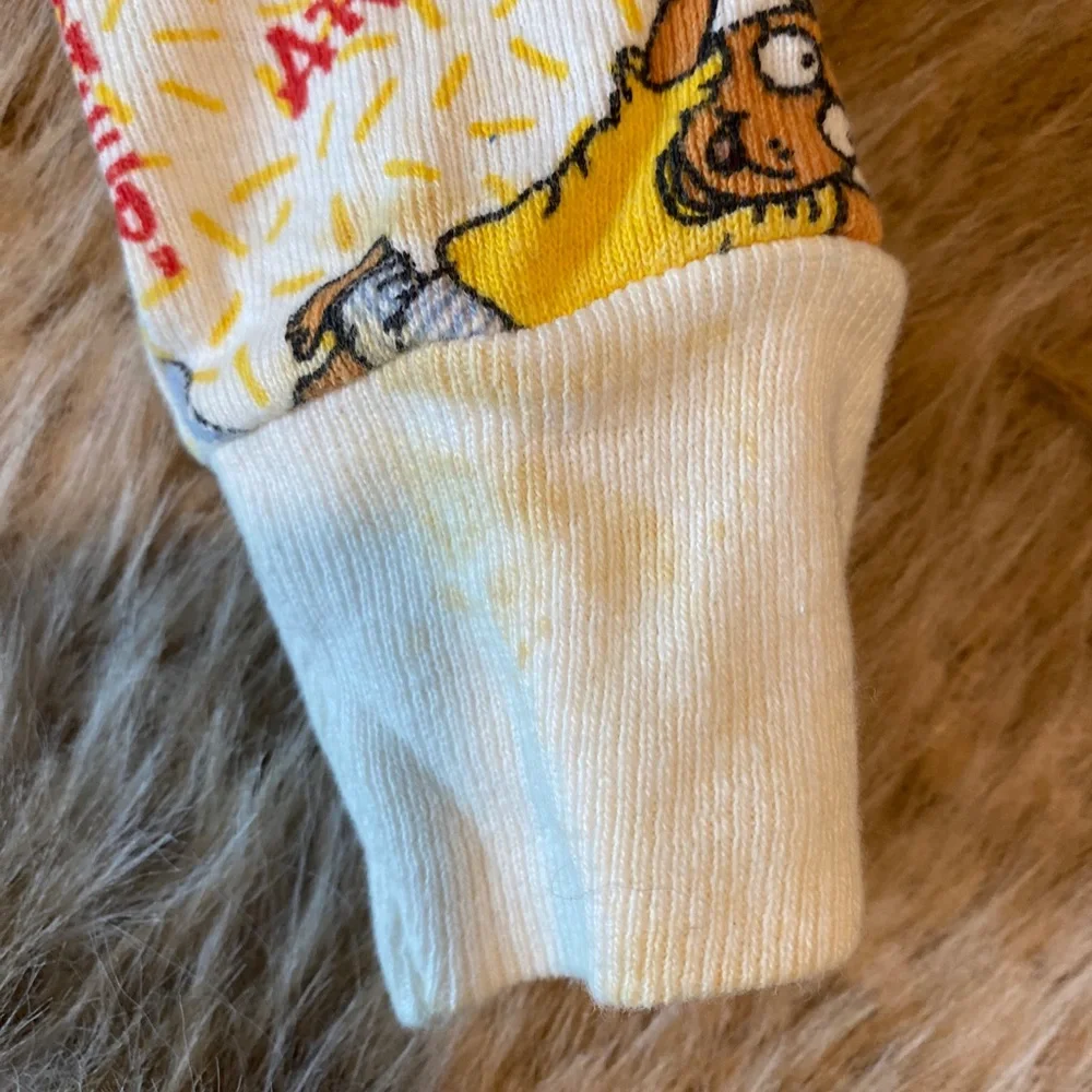 VTG Rare Arthur Aardvark Cartoon Long Eddies Childrens (2)pc. Pajamas 8 Yrs